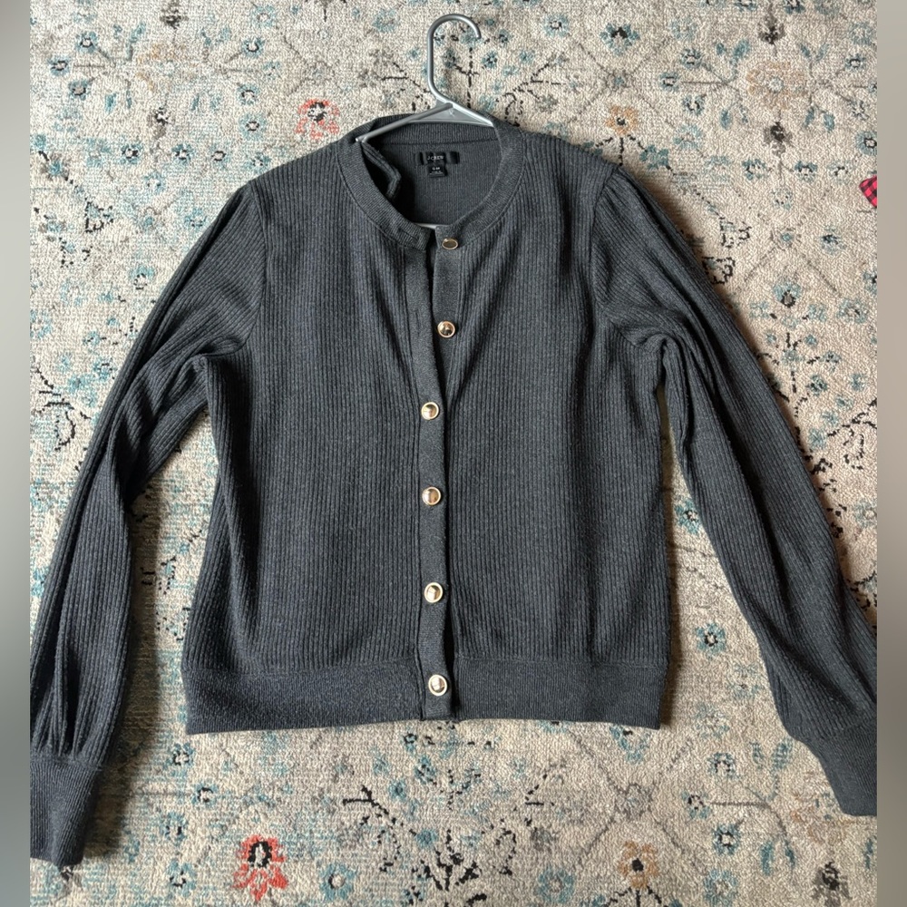 J. Crew Ribbed Cardigan Sweater Set